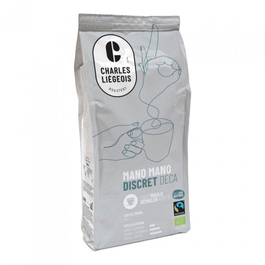 Kofeiiniton jauhettu kahvi Charles Liégeois "Discret Deca", 250 g