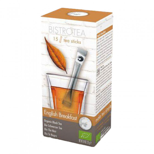 Luomu musta tee Bistro Tea "English Breakfast", 15 kpl.