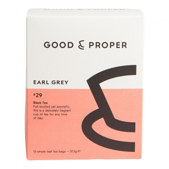 Musta tee Good & Proper "Earl Grey", 15 kpl.
