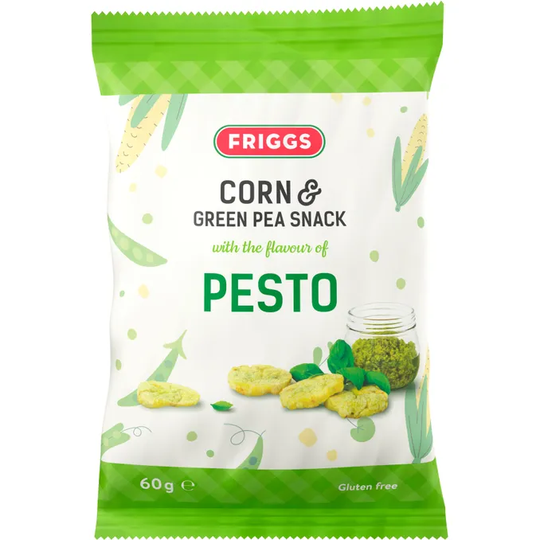 Friggs Maissi-herneminisnack Pesto