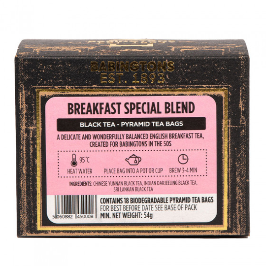 Musta tee "Breakfast Special Blend", 18 pcs.