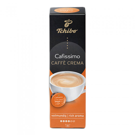 Kahvikapselit Tchibo Cafissimo / Caffitaly järjestelmiin Tchibo "Cafissimo Caffè Crema Rich Aroma", 10 kpl.
