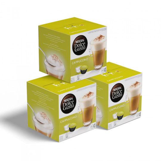 Kahvikapselisarja NESCAFÉ® Dolce Gusto® “Cappuccino”, 3 x 8+8 kpl.