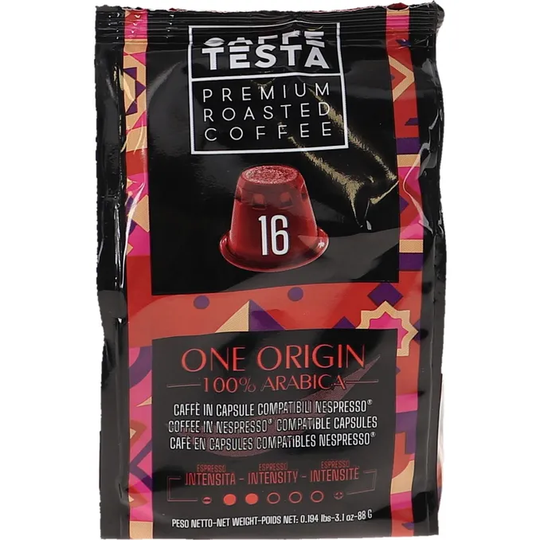 Caffe Testa One Origin intense 6 Kahvikapselit