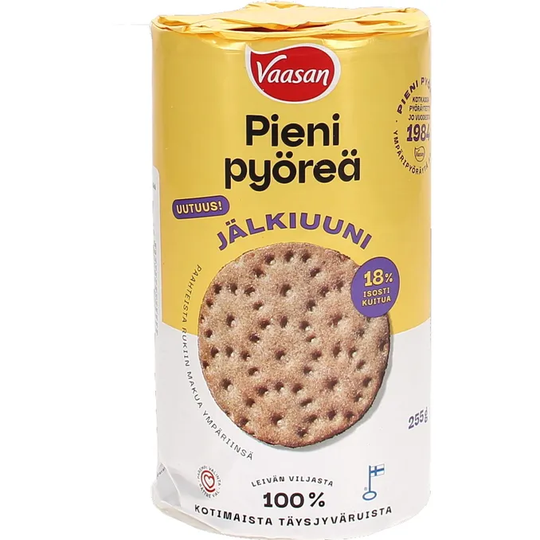 Vaasan Täysjyväruisnäkkileipä Pieni Pyöreä Jälkiuuni