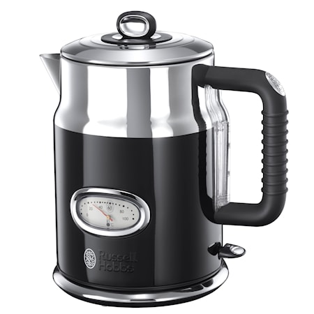 Vedenkeitin Retro Musta 1,7l