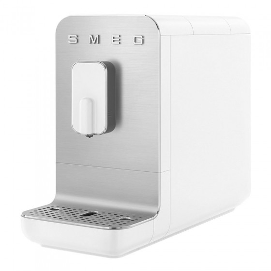 Kahvikone Smeg "50's Style Silver White BCC01WHMEU"