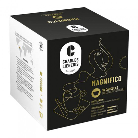 NESCAFÉ® Dolce Gusto® koneisiin sopivat kahvikapselit Charles Liégeois “Magnifico”, 16 kpl.