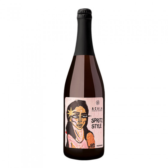 Hieno kuohuva fermentoitu teejuoma ACALA Premium Kombucha "Spritz Style", 750 ml