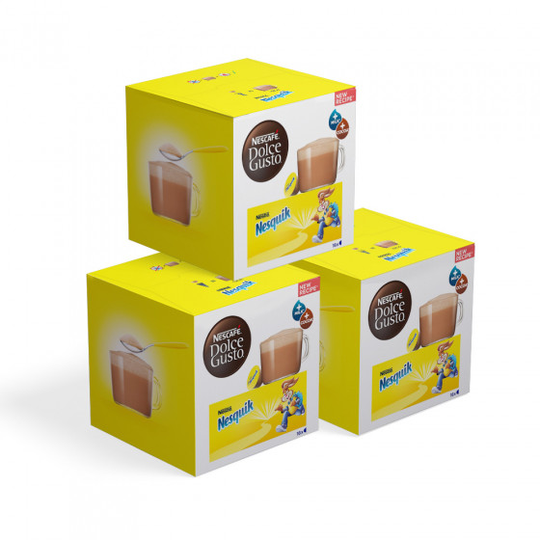 Kahvikapselisarja NESCAFÉ® Dolce Gusto® "Nesquik", 3 x 16 kpl.