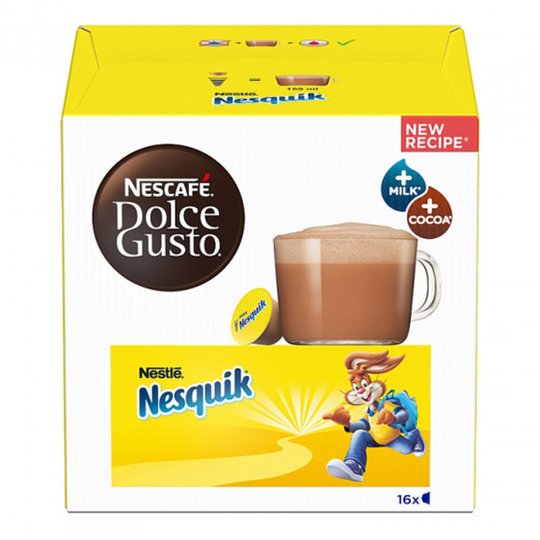 Kaakaokapselit NESCAFÉ® Dolce Gusto® "Nesquik", 16 kpl.