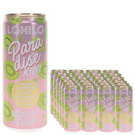 Lohilo Paradise Kiwi Kollageeni-Energiajuoma 24-pack