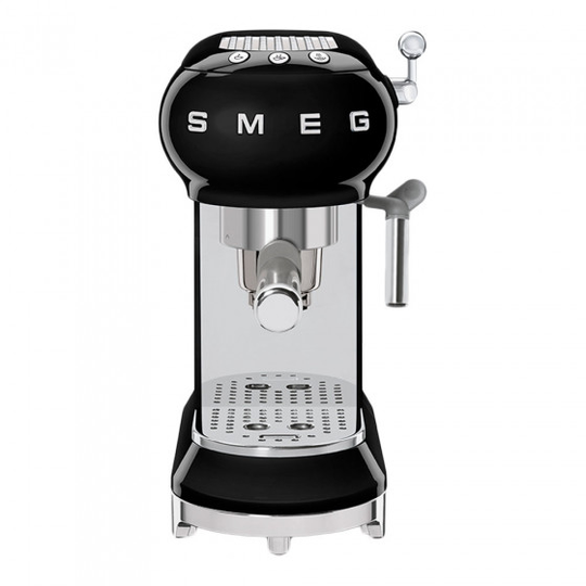 Kahvikone Smeg "50's Style Black ECF01BLEU"