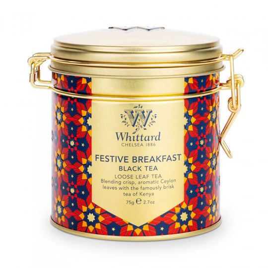 Musta tee Whittard of Chelsea "Festive Breakfast", 75 g
