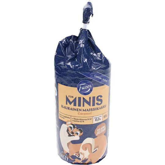 Fazer Minis Kaurainen Maissikakku Caramel