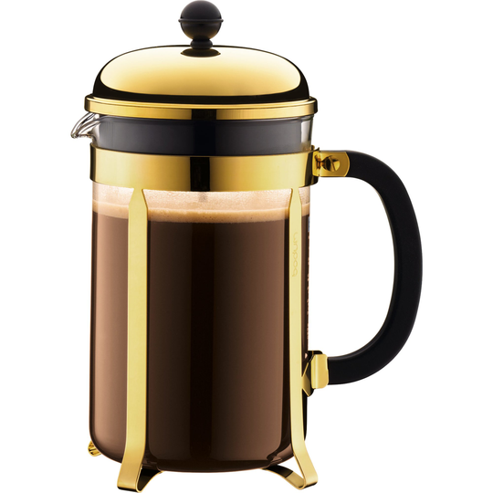 Bodum Chambord-pressopannu, 12 kuppia, kulta