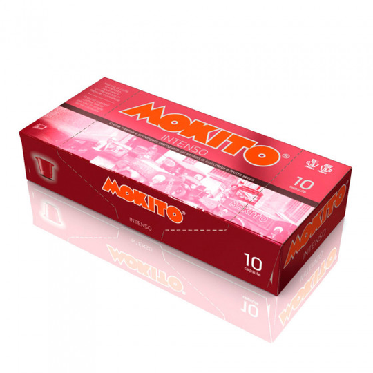 Nespresso® koneisiin sopivat kahvikapselit Mokito "Intenso", 10 kpl.