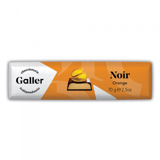 Suklaapatukka Galler "Dark Orange", 70 g