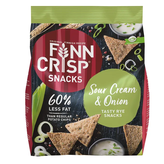 Finn Crisp Ruis Snack Sour Cream & Onion