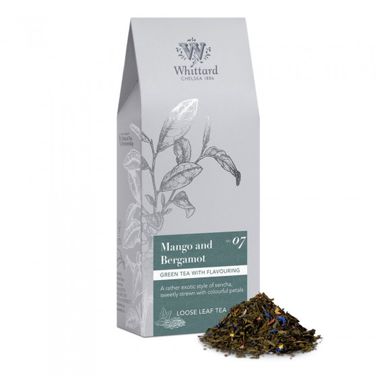 Vihreä tee Whittard of Chelsea "Mango & Bergamot", 100 g